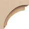 Ekena Millwork 5"W x 10"D x 10"H Classic Rivera Rough Cedar Woodgrain TimberThane Corbel, Primed Tan CORUR05X10X10RIVRCPR - alternate 4